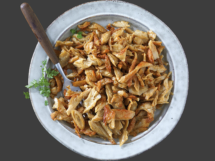 Vegetarisches "Pulled-Chicken"<br>